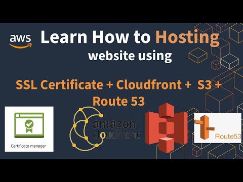 Host a static Website on AWS with Free SSL in Minutes !