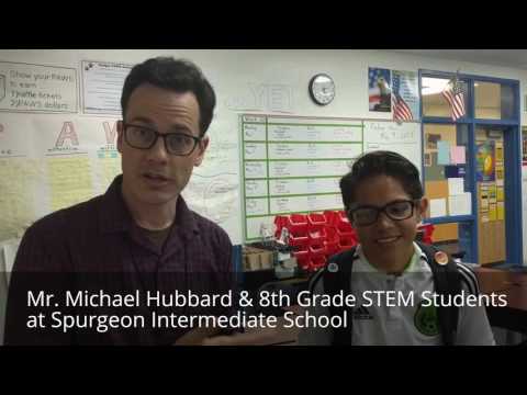 SAUSD Student-Powered Showcase - Mr. Michael Hubbard & Romero-Cruz Academy K-8 STEAM Students