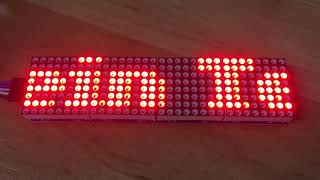 AZDelivery MAX7219 8x32 4 in 1 Dot Matrix LED Anzeigemodul Python Beispiel 2
