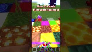 *NEW* Realm Crasher! #shorts #minecraft #minecraftpe #itsmejames #gaming #silentwisperer #fyp