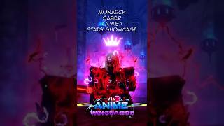Monarch Saber (A.W.E) Stats Showcase | Roblox | Anime Vanguards #roblox #showcase #fate