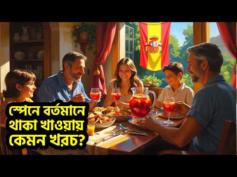 স্পেনে থাকা খাওয়ার খরচ কত? ইউরোপে জীবন ২০২৫