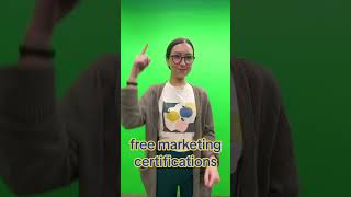 6 free marketing certifications ✍ deets in description ⬇