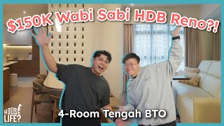 $150K Wabi Sabi 4-Room Tengah BTO Reno?! | House Life?