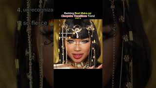 Who Did It Best? Cleopatra Makeup TRANSITION (PT 3) #usa #tiktok #makeup #shorts #shortsviral
