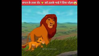 जंगल के राजा शेर 🦁 को उसके भाई ने दिया धोख़ा | New animation movie | #animationmovie #shorts