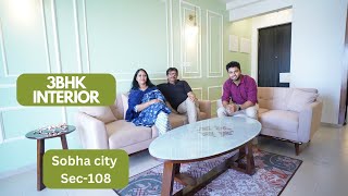 3bhk flat interior at Sobha city || Dwarka Expressway Sector 108 || #gurgaon  #interior