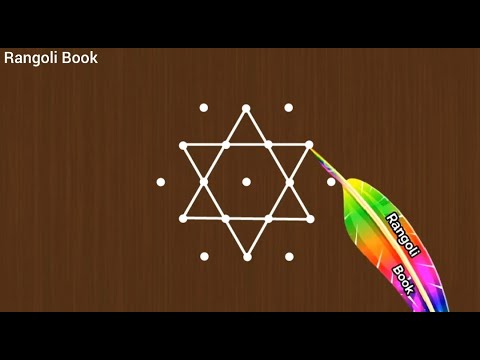 Beautiful Rangoli Design With 5×3 Dots|Flower Design Muggu|Beautiful Star Flower Kolam|Rangoli Book