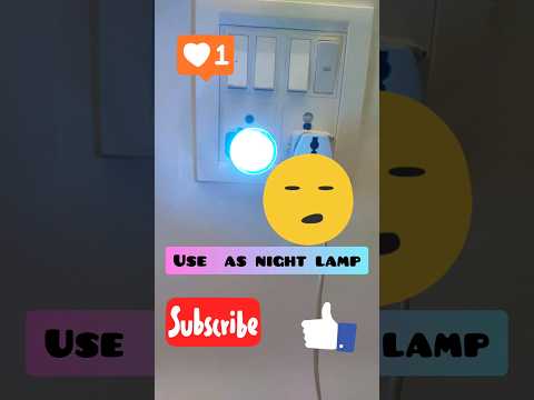Diy usb led light | night lamp with usb cable and led light #shorts