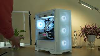 Vetroo M03 White Gaming Case