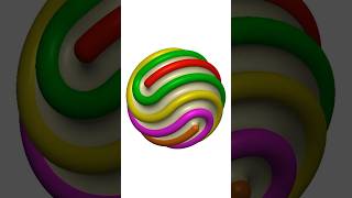 Complex Colorful Ball - Modeling #ball #complex #cadman #upwork #solidworks #3ddesign #cadmodeling