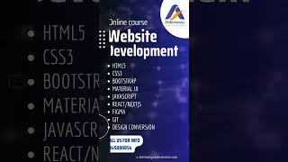 Frontend Development Course | #abhimanyuwebsolution | website and development | graphics design