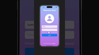 🚀 SwiftUI Login Screen with Gradient Vibes & Clean UI 💙🔐