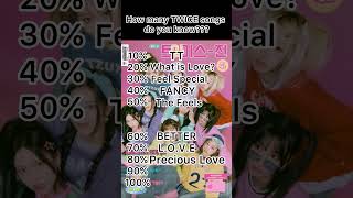 あなたは何曲知ってる？Once度チェック！ #kpop #TWICE