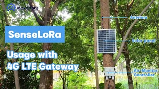 Usage of Air Monitor with 4G LTE CAT1 Gateway