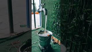 Diy floating fountain for your yard decor #floating #fountain