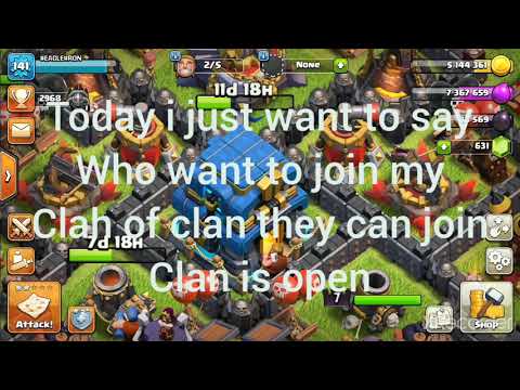 BMGO and COC clan who ever want to join.