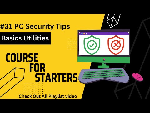 PC Security Tips | Basic Utilities #31 | Basic Computer | English