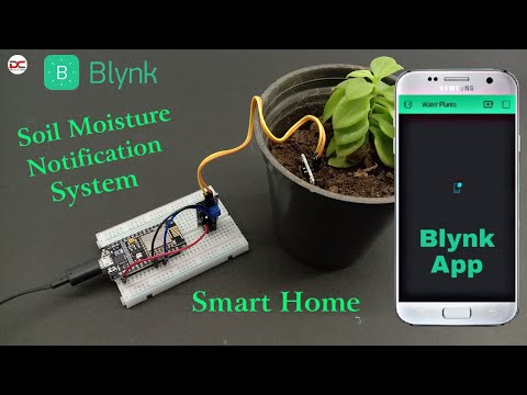 NodeMCU ESP8266 Soil Moisture | Water Plants Notification | Blynk |Dharani creations
