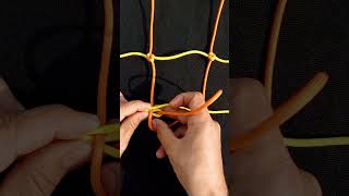 How to Tie Cargo Net Or Climbing Net #knot #craft #diy #knotskills