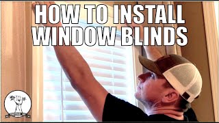 How to Install Window Blinds - Cordless Faux Wood Blind Install
