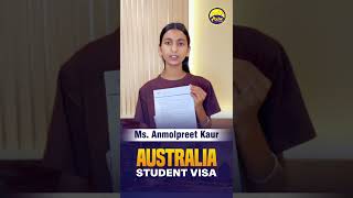 #Congratulations to Ms. Anmolpreet Kaur for securing her #Australia study visa through AUM Global 🇦🇺