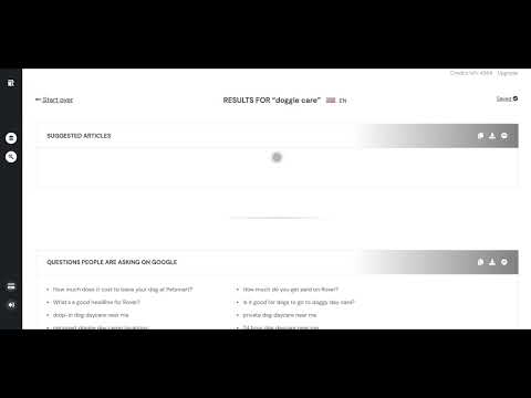 KeywordRanking me Suggest Article Feature