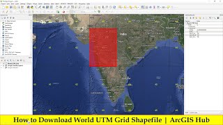 How to Download World UTM Grid Shapefile