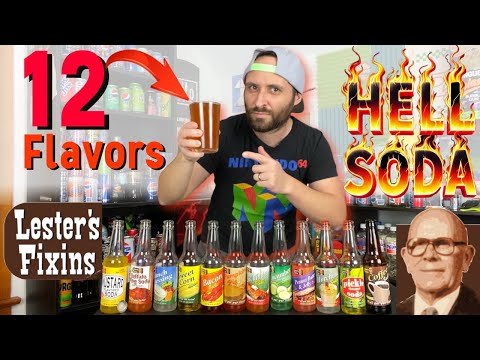 12 Weird Soda Flavors in 1 | HELL SODA