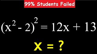 A Nice Algebra Problem || Math Olympiad || How to solve for x = ? #maths