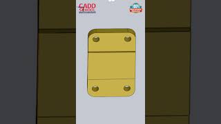 Final Year Mechanical Project Belt Roller Support #shorts  | CAD Training | CADD School