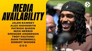 Steelers Player Media Availability (July 23) | Pittsburgh Steelers