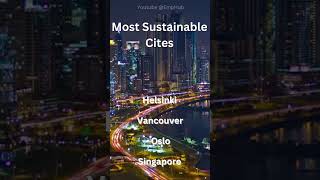 The most Sustainable Cities!