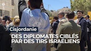 Cisjordanie: des diplomates ciblés par des tirs israéliens - RTBF Info