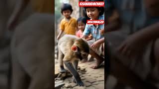 this story a monkey and a farmer #youtubeshorts #money #farmer
