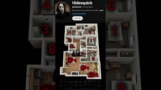Quickly choose your hiding spot! #hideandseek #survive #game #interactive hide and seek rooms game