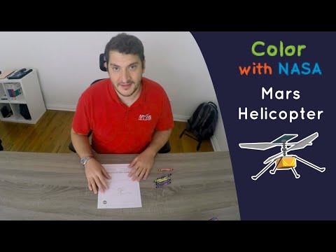 Color With NASA: Mars Helicopter ft. Robotics Technologist Teddy Tzanetos