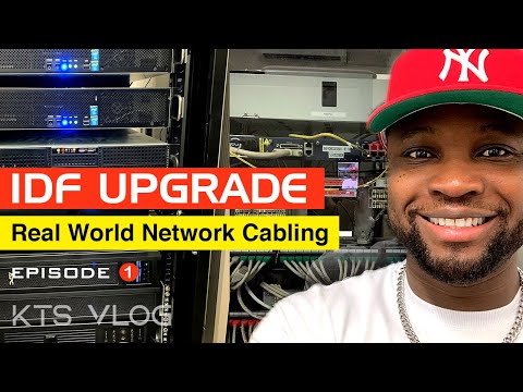 A Day in The Life of a Network Engineer / Technician | IDF Upgrade Project | KTS Vlog Episode 1