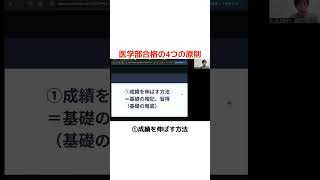 医学部合格の4原則〜医学部受験