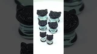 #CatJewelry CAT PLUGS from #BM25  #bodymods #stretchedears
