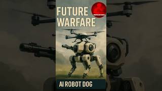 China Armed AI Robot Dog: Future of AI Warfare #robot #robotcombat #ai #airobot #robotdog #war #reel