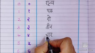 Hindi Ginti 0-10 || Hindi Numbers writing 1-10 || Hindi Ginti