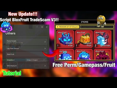 Tutorial TradeScam Script Blox Fruit[❄️YETI UPD] - MozilHub | FREEZE SCREEN | FORCE ACCEPT | KEYLESS