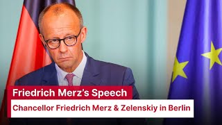 Merz's Speech | Chancellor Merz & Zelenskiy in Berlin | Major Aid & Security Announcements | AC1E