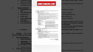 Sindh Rangers Jobs #sindhjobs #karachijobs #karachi #pti  #job #fpscjobs #sindh  #fpsc #exam