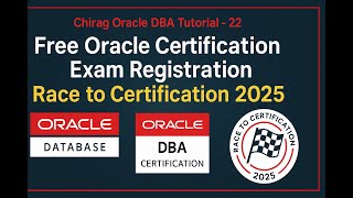 Free Oracle Certification Exam Registration- Race to Certification 2025 #oracle #oraclecertification