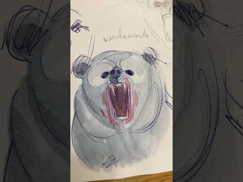 How make a totally normal bear #art #arttutorial