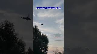 Russian Ka-52 Takes Out Suicide Drone with Precision Missile Shot