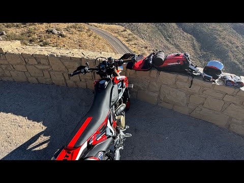 Part 3 : Ducati Hypermotard 690 Mono RVE Winter MotoVlog in Arizona