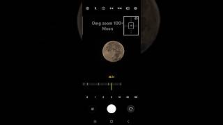 Moon zoom in 100× recording in phone  #shorts #samsungisbetterthanotherphones #mymoon #moonlovers
